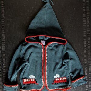 Hanna Andersson Baby Embroidered Fleece Jacket